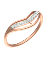 18K Gold & Diamond Ring For Women KRB10087-A